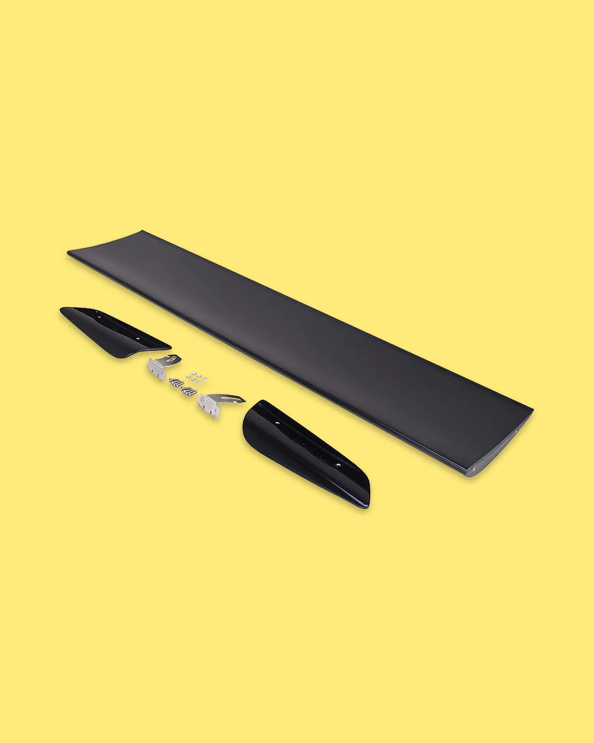 Porsche 997 GT3 RS Mk1 rear blade (1400mm) + 2 side fins with adjustable mounting system