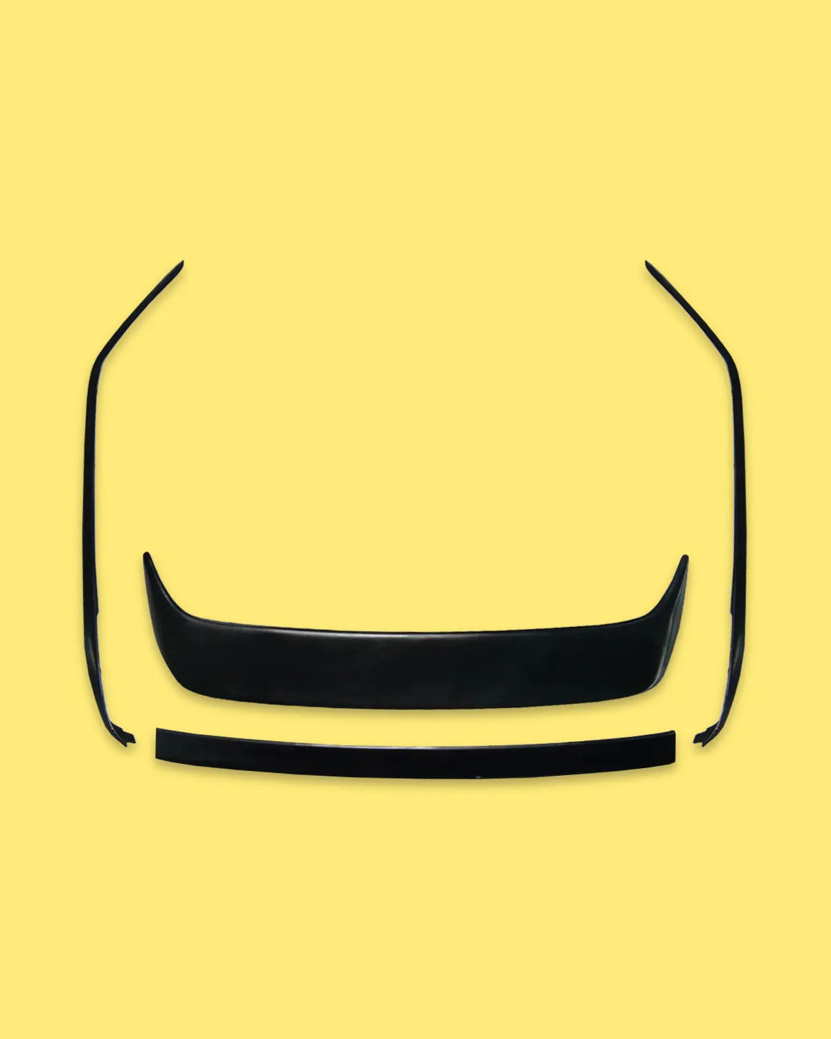 Béquet arrière type Porsche 968 (cerclage de custode + aileron)