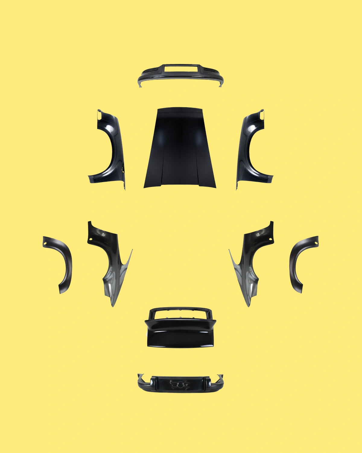 Complete Porsche 911 RSR 2.8 body kit – F / G / 964 Conversion