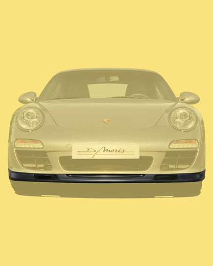 GT3 RS Style Front Spoiler - Satin Black - Original Part